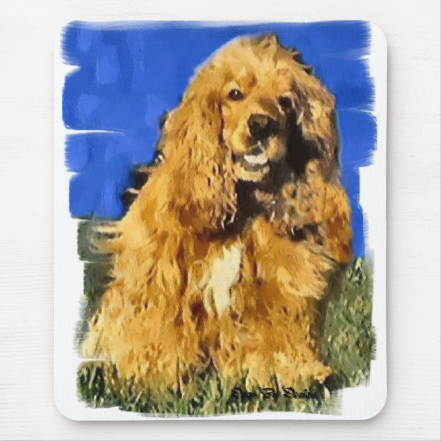 Cocker Spaniel Art Gifts Mouse Pad (Front)