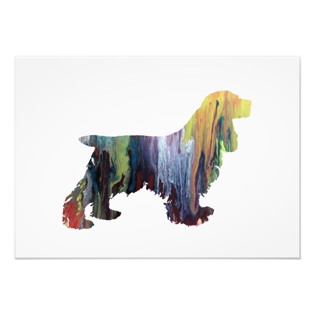 Cocker Spaniel Art Photo Print (Front)