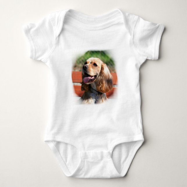 Cocker Spaniel baby Bodysuit (Front)