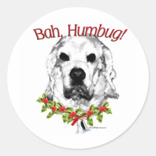 Cocker Spaniel Bah Humbug - Sticker