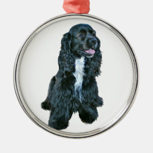 Cocker Spaniel - Black #2 Metal Tree Decoration