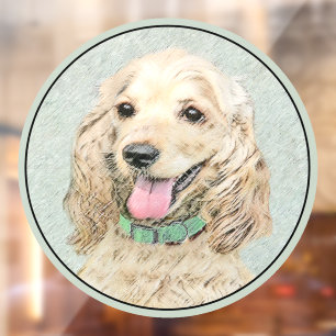 Cocker Spaniel Buff Painting - Original Dog Art