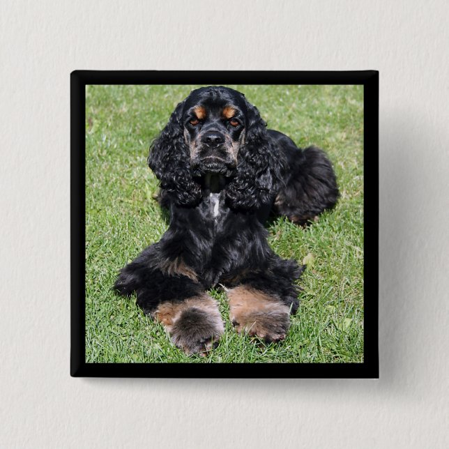 Cocker Spaniel Button (Front)