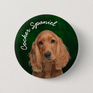 Cocker Spaniel Button