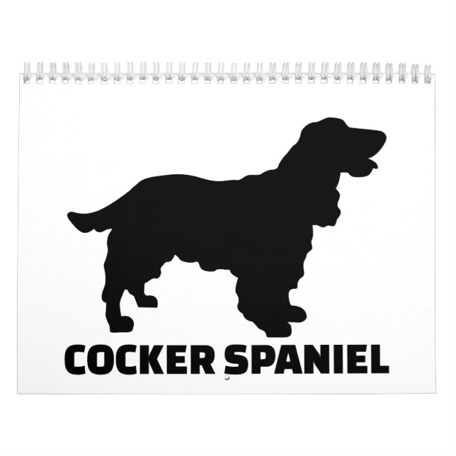 Cocker Spaniel Calendar (Cover)
