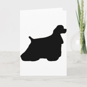 cocker spaniel card