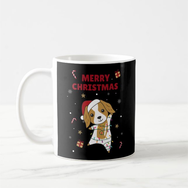 Cocker Spaniel Christmas Dog Winter Animals Dogs Coffee Mug (Left)
