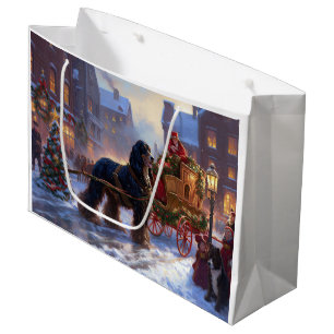 Cocker Spaniel Christmas Festive Season Large Gift Bag
