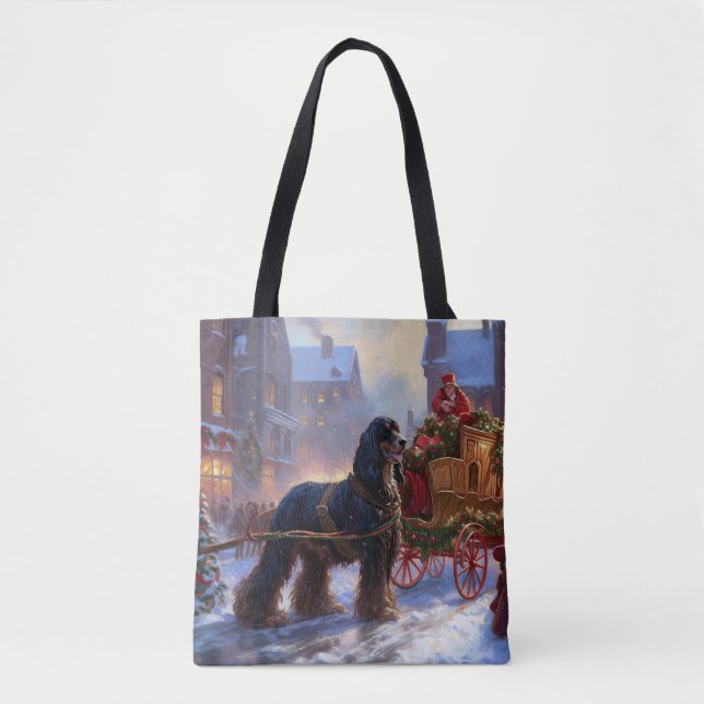Cocker Spaniel Christmas Festive Season Tote Bag (Front)