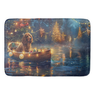 Cocker Spaniel Christmas Festive Voyage Bath Mat