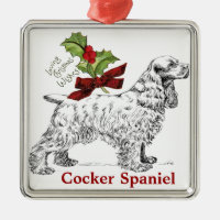 Cocker Spaniel Christmas Ornament