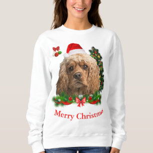 Cocker spaniel Christmas Sweatshirt