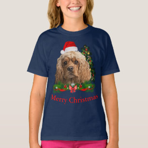 Cocker spaniel Christmas   T-Shirt