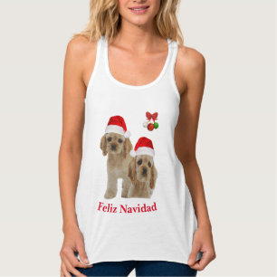 Cocker spaniel Christmas T-Shirt Tank Top