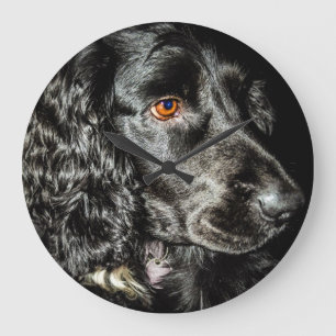 Cocker spaniel clock