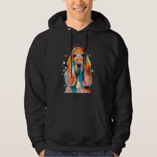 Cocker Spaniel Cockerspaniel Watercolor Graphic De Hoodie
