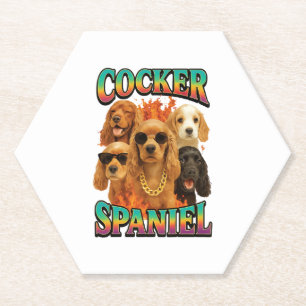 Cocker Spaniel Copy Paper Coaster