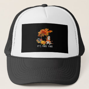 Cocker Spaniel Costume Autumn It’s Fall Y’all Trucker Hat