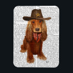 Cocker Spaniel Cowboy 2 Magnet<br><div class="desc">Pets</div>