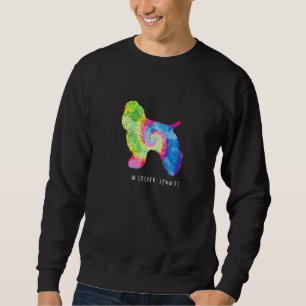 Cocker Spaniel Cute Puppy Pet Dog Owner Hippy Tie Sweatshirt