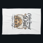 Cocker Spaniel Dad Life Is Ruff Vintage Dog Shirt_ Tea Towel<br><div class="desc">Cocker Spaniel Dad Life Is Ruff Vintage Dog Shirt_1</div>