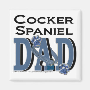 Cocker Spaniel DAD Magnet
