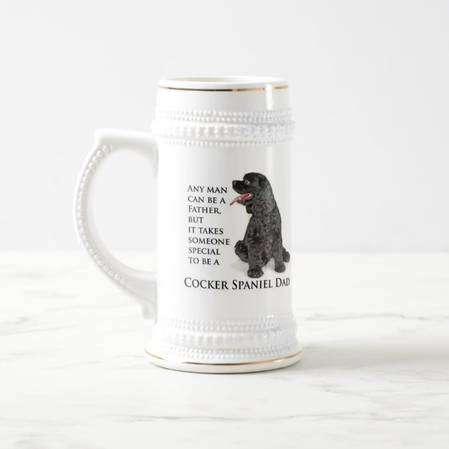 Cocker Spaniel Dad Stein (Left)