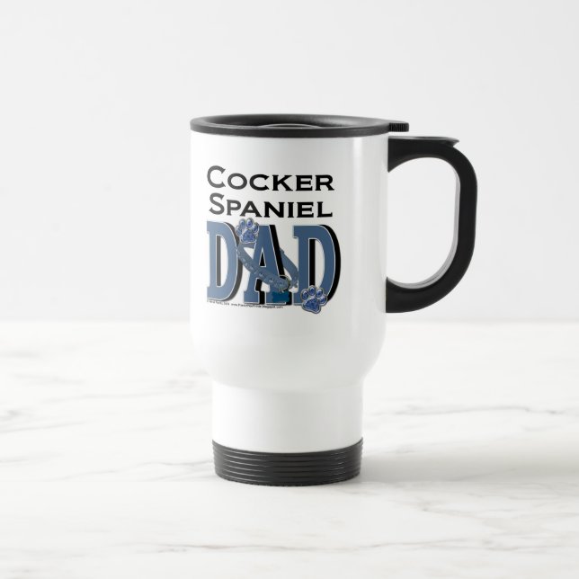 Cocker Spaniel DAD Travel Mug (Right)