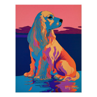 Cocker Spaniel Dog 004 - Bruno Pokopen Poster