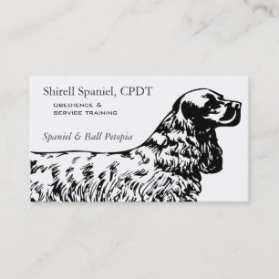 Cocker Spaniel Dog Business Card