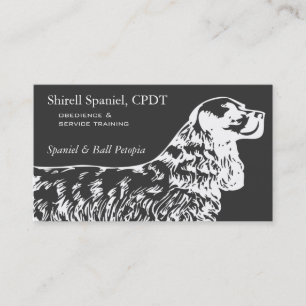 Cocker Spaniel Dog Business Card