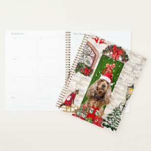 Cocker Spaniel Dog Christmas Planner