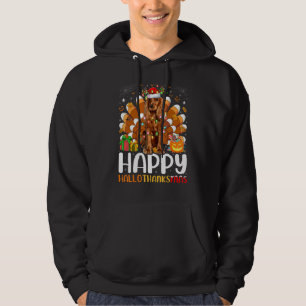 Cocker Spaniel Dog Halloween Christmas Happy Hallo Hoodie