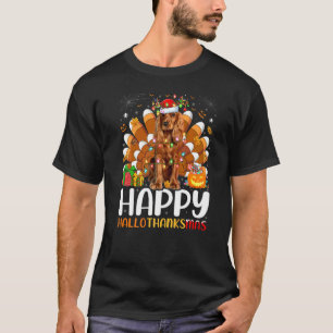 Cocker Spaniel Dog Halloween Christmas Happy Hallo T-Shirt