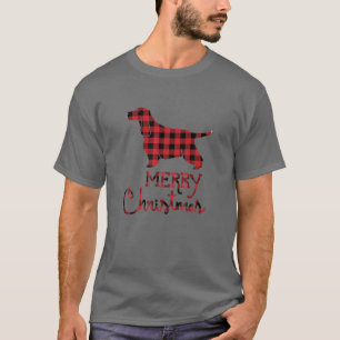 Cocker Spaniel Dog Lover Christmas Matching Family T-Shirt
