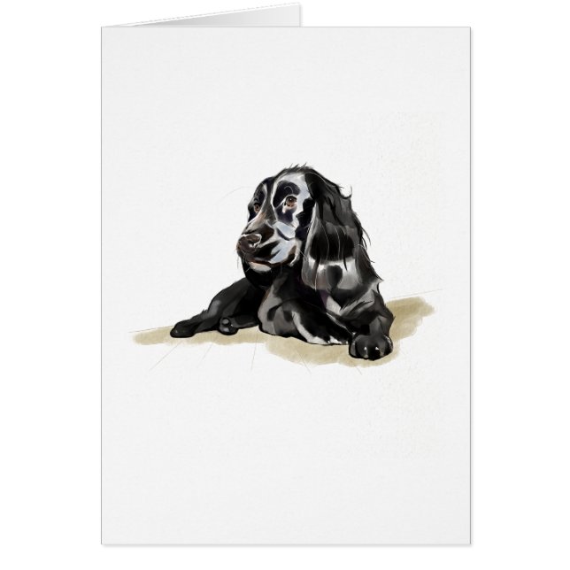 Cocker Spaniel Dog Lover Postcard Gift (Front)
