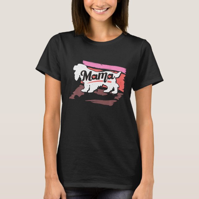 Cocker Spaniel Dog Mum Mama   T-Shirt (Front)