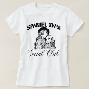 Cocker Spaniel Dog Mum Social Club Women T-Shirt