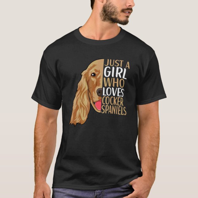 Cocker Spaniel Dog Outfit  Cocker Spaniel 4 T-Shirt (Front)