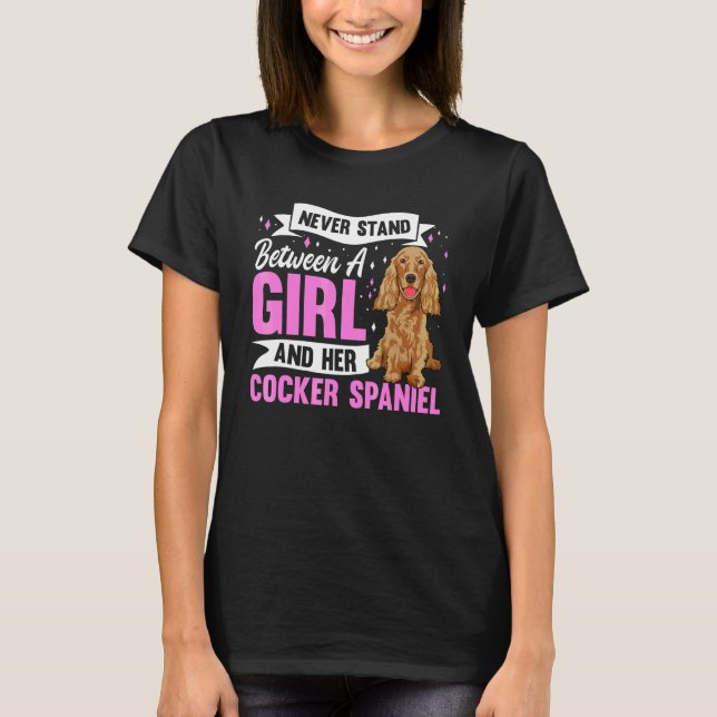 Cocker Spaniel Dog Outfit  Cocker Spaniel T-Shirt (Front)
