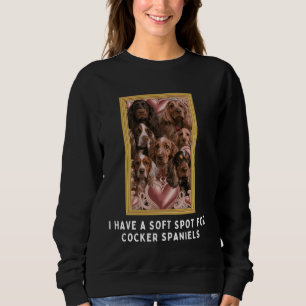 Cocker Spaniel Dog Owner - Vintage funny Sweatshirt