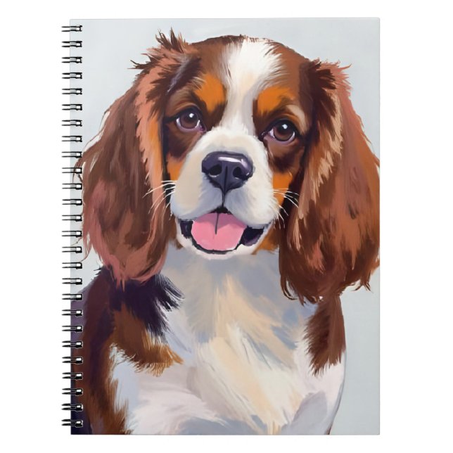 Cocker Spaniel | Dog Pet Painting Notebook (Front)