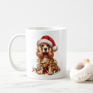 Cocker Spaniel Dog Puppy Christmas Coffee Mug