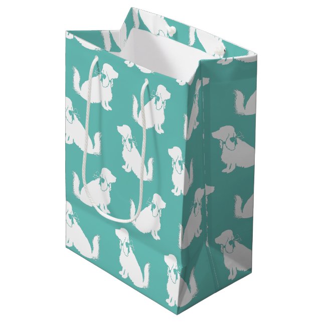 Cocker Spaniel Dog Puppy Medium Gift Bag (Front Angled)