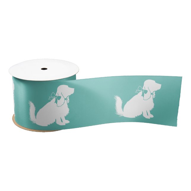 Cocker Spaniel Dog Puppy Satin Ribbon (Spool)