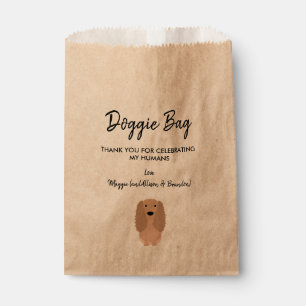 Cocker Spaniel Doggie Bag for Wedding, Favour Bags