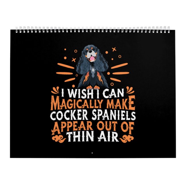 Cocker Spaniel Dogs Calendar (Cover)