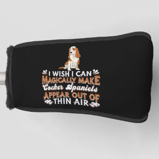 Cocker Spaniel Dogs Golf Head Cover