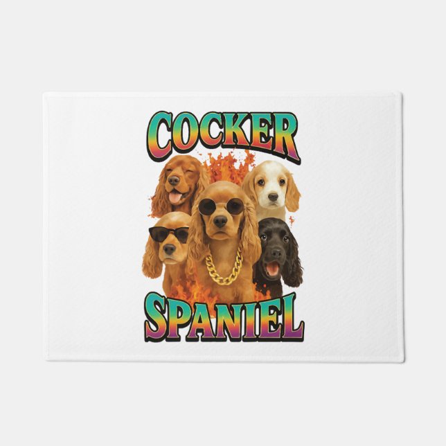 Cocker Spaniel  Doormat (Front)