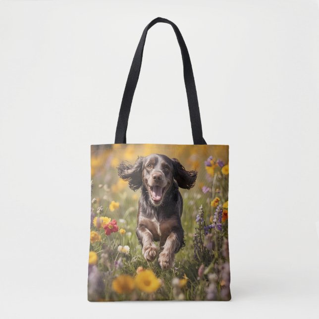 Cocker Spaniel Elegant Tote Bag (Front)